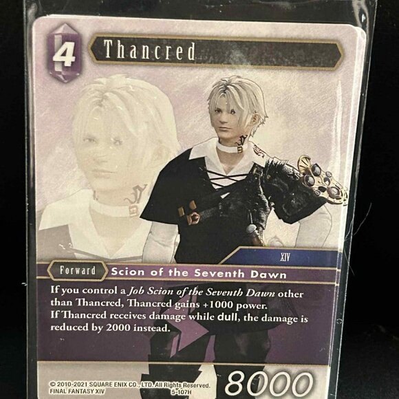 Bottle Popn Cards Other - Thancred - 5-107H - H Opus 5 Final Fantasy Trading Card